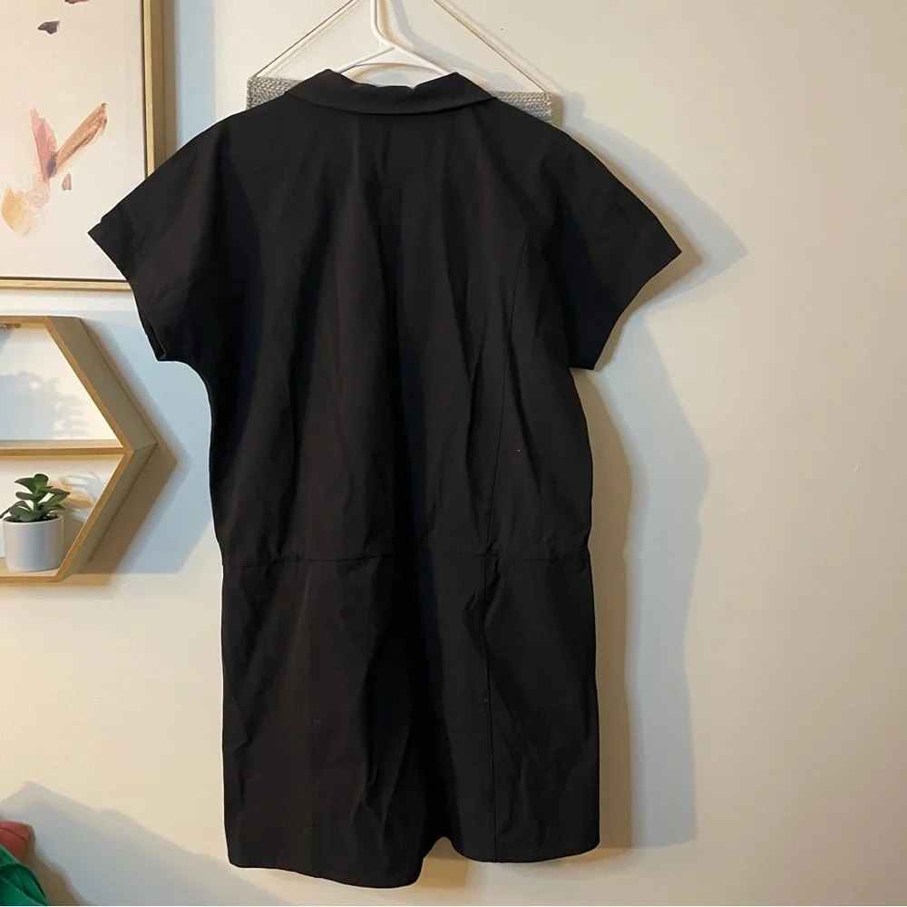 Lululemon Stretch Rib Pocketed Romper Black size 8 - Picture 4 of 8